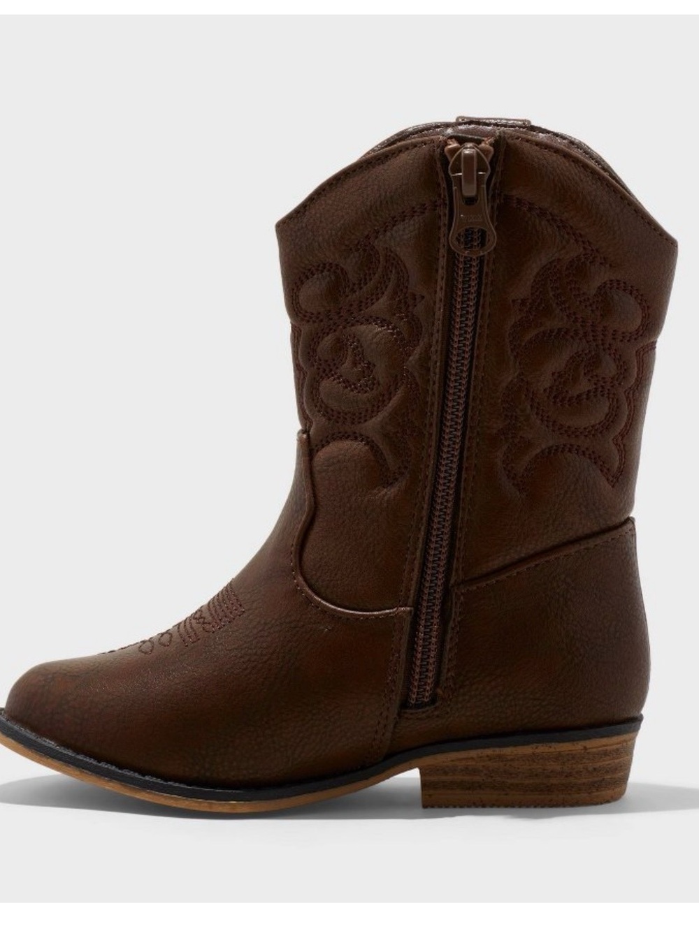 Cat & Jack Brown Toddlers' Western Boots